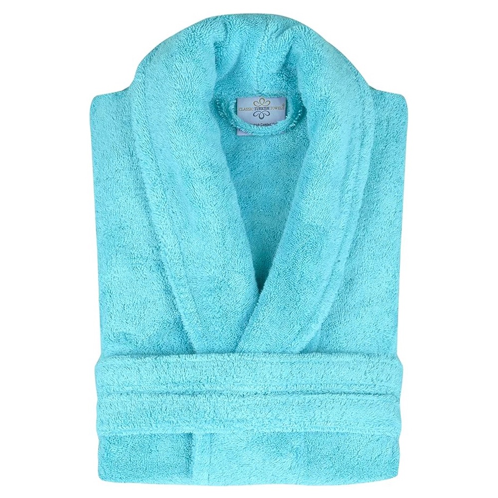 Classic Turkish Towels CTT Premium 100% Turkish Cotton Terry Cloth Bath Robe